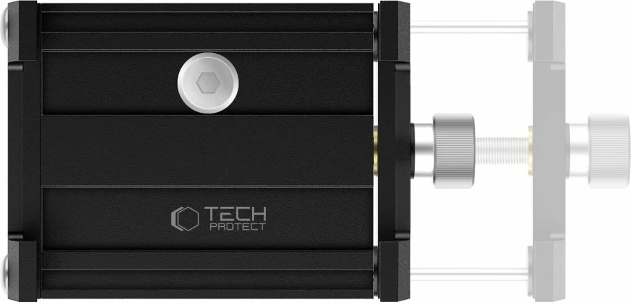 Mbështjellës Tech-Protect V4 për timon biçiklete, për celular, Alumini, i zi