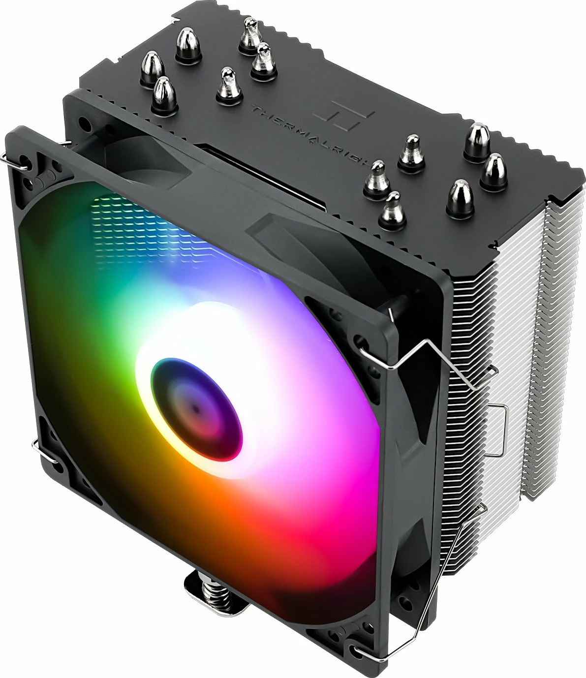 Ftohës CPU Thermalright Burst Assassin 120 ARGB, 120mm, 6 heatpipe, PWM, LGA 1150/1151/1155/1156/1200/1700/1851, AM4/AM5, argjend/zezë