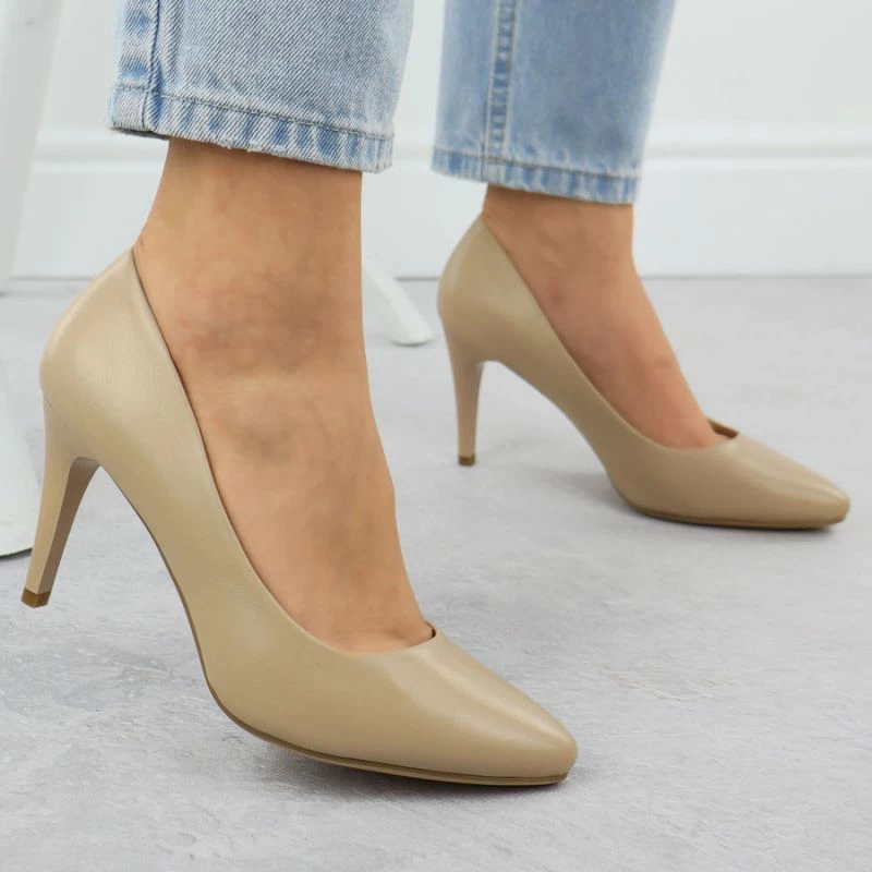 Këpucë elegante femrash LEONE 1396, coffee