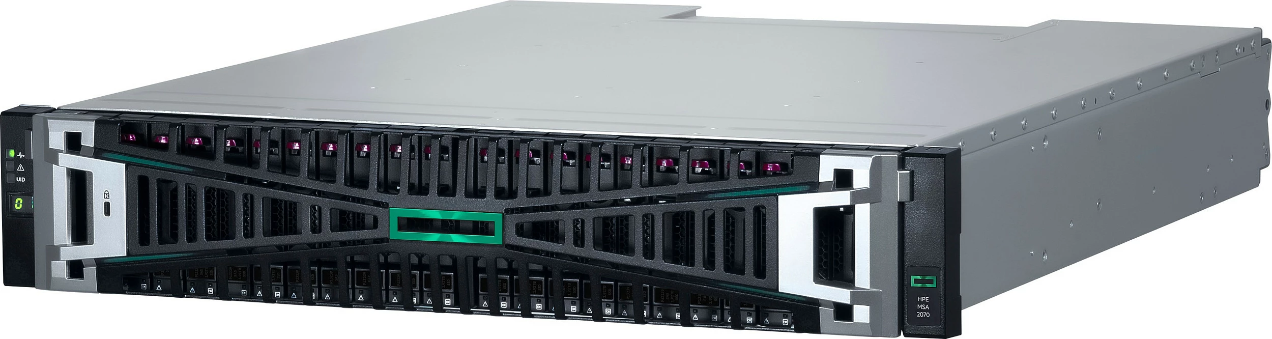 Storage array HPE MSA 2070, 46TB (12x3.84TB) SSD, 2U Rack, 10/25GbE iSCSI