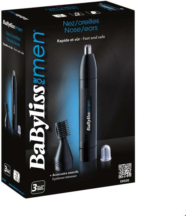 Trimer hunde dhe veshësh BaByliss Men E652E, i zi