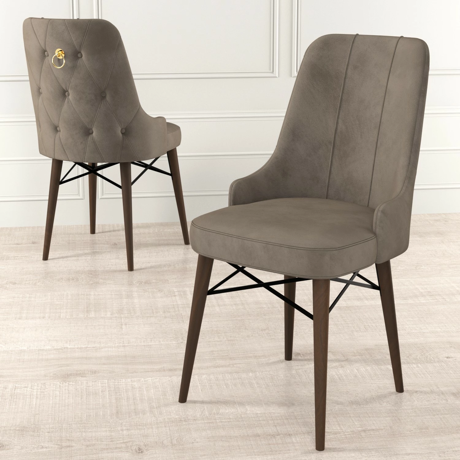 Set karrigesh (4 copë), Hanah Home, Pare, kapuçino, kafe