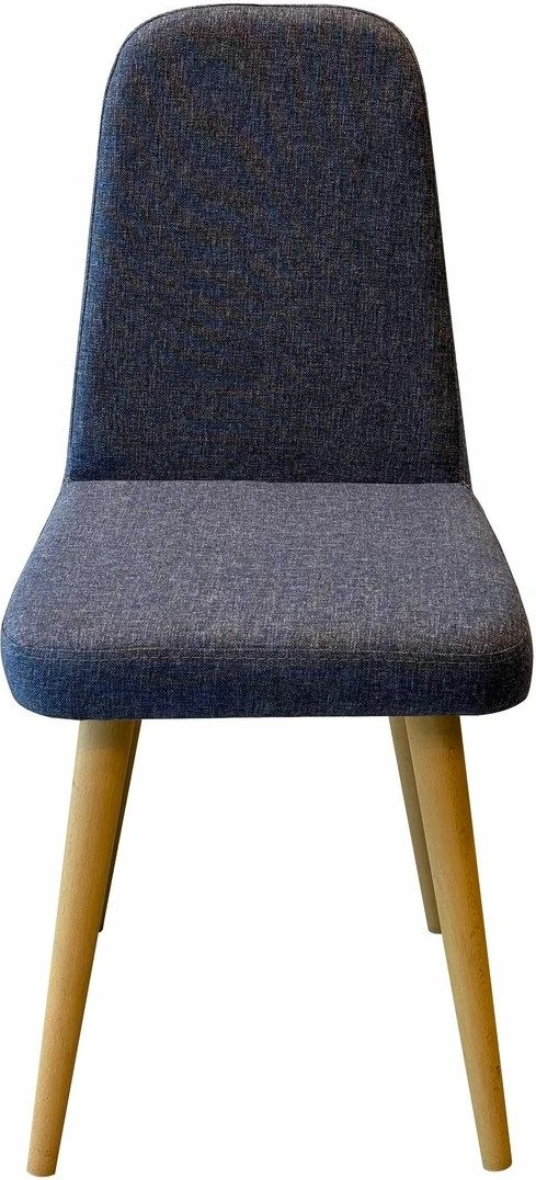 Tavolinë me karrige, set 6 pjesësh, ngjyrë lis dhe kaltër e errët, Vina Mini 03 1048