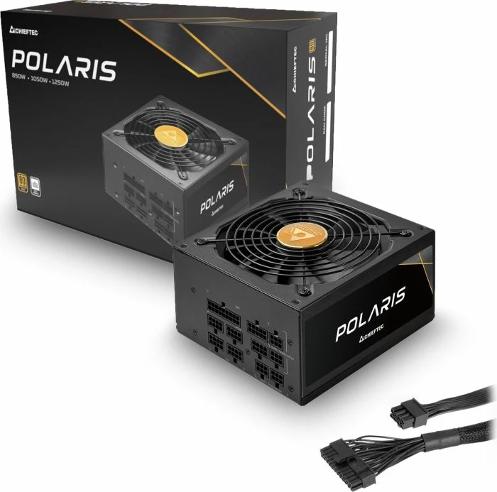 Furnizues rryme CHIEFTEC Polaris PPS-1250FC 1250W ATX 80 Plus Gold modular, i zi