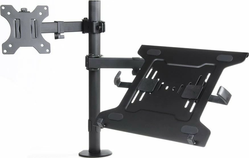 Mbajtës tavoline për monitor dhe laptop Art L-24 (RAMM L-24) 13-32\" VESA 75x75/100x100, i zi