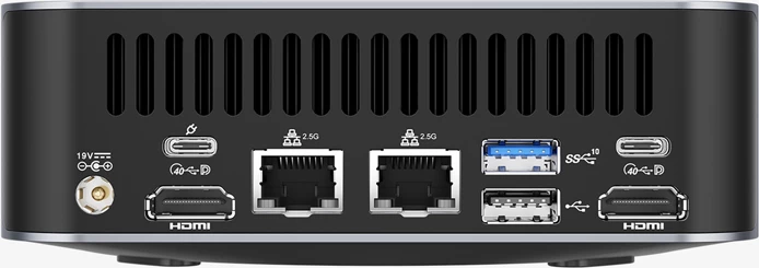 Mini kompjuter GEEKOM GT1 MEGA, Intel Core Ultra 9 185H, 16GB DDR5, SSD 1TB, Windows 11 Pro, gri
