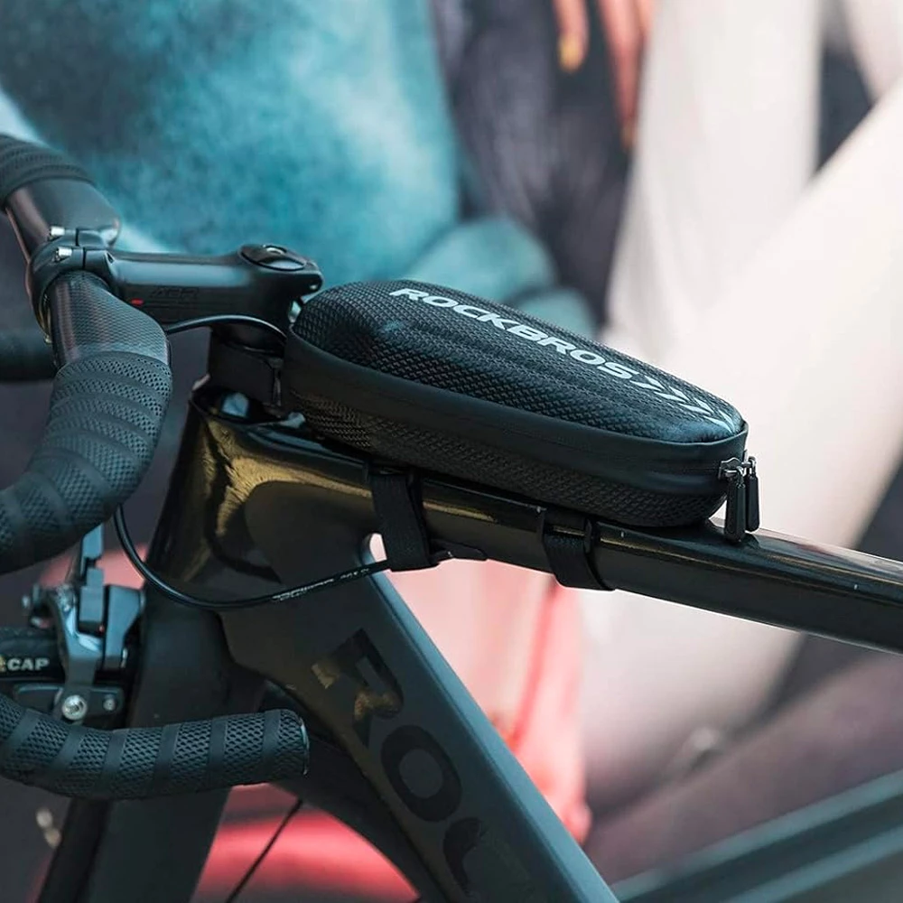 Çantë biçiklete Rockbros B60 për kornizë, 1.1L, e zezë