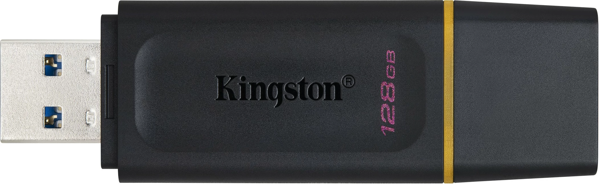 USB 3.2 Flash Drive Kingston DataTraveler Exodia, 128 GB, USB Type-A, Black, Yellow