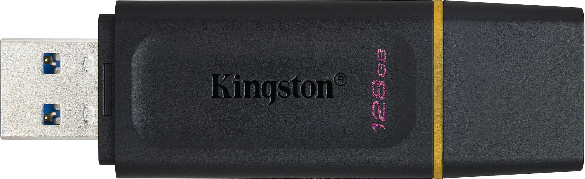 USB 3.2 Flash Drive Kingston DataTraveler Exodia, 128 GB, USB Type-A, Black, Yellow