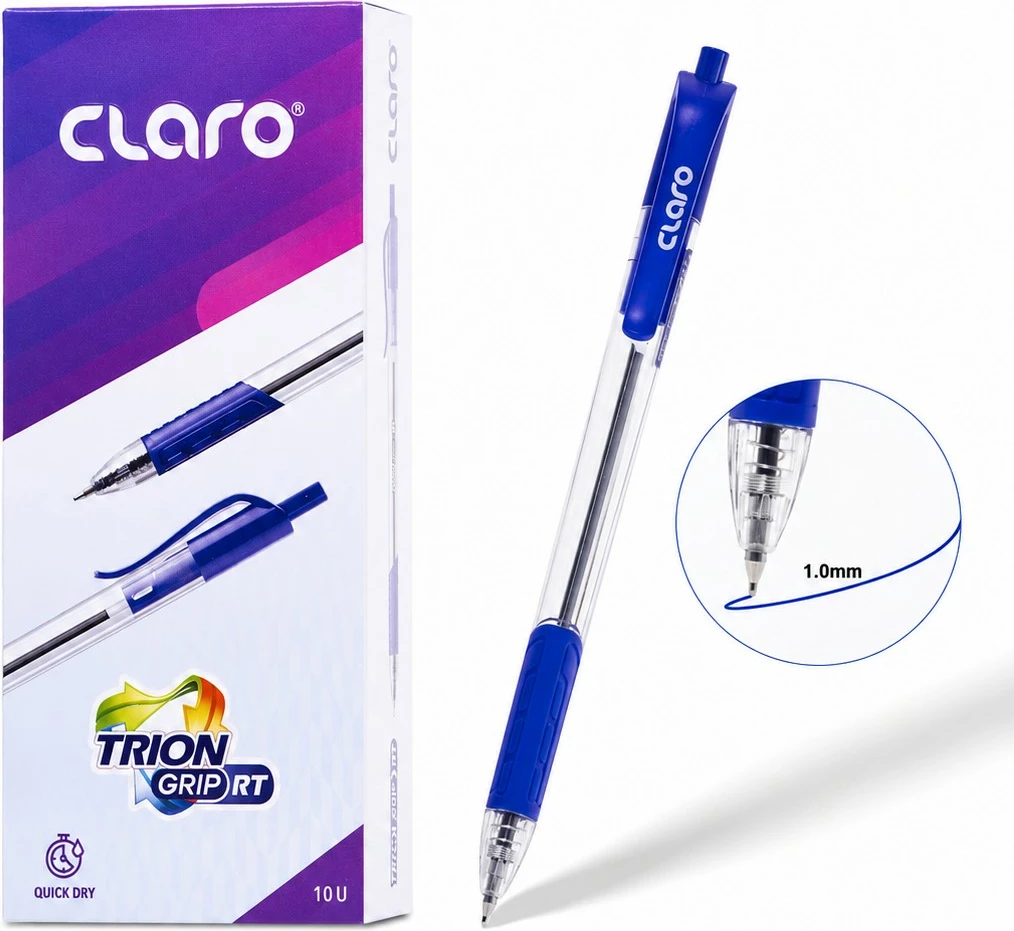 Claro Trion Grip RT 1.0 mm Ballpoint Pen