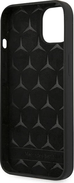 Mbështjellës Mercedes Silicone Line për iPhone 13 mini, 5.4", i zi