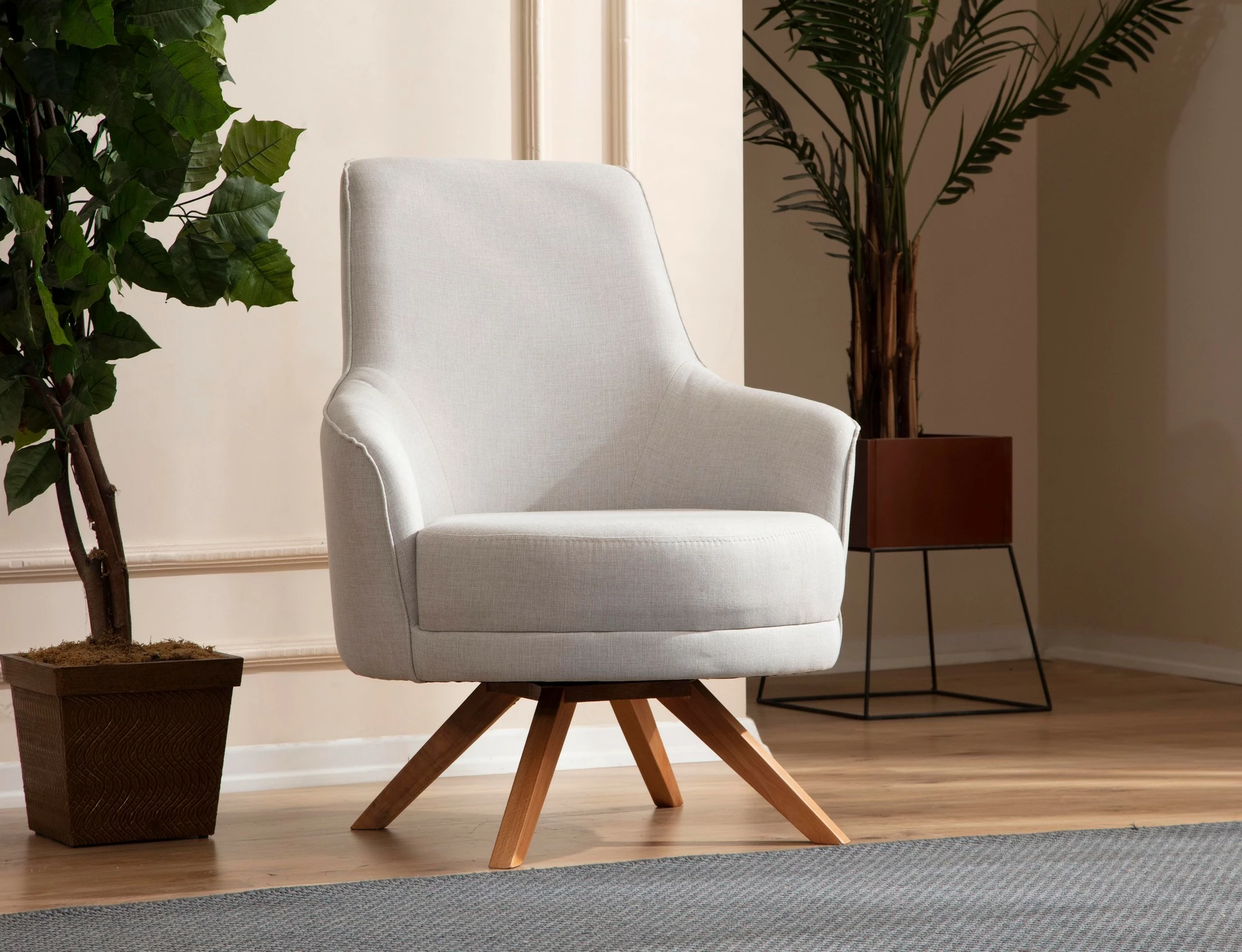 Karrige Wing Atelier del Sofa, Kapri, krem