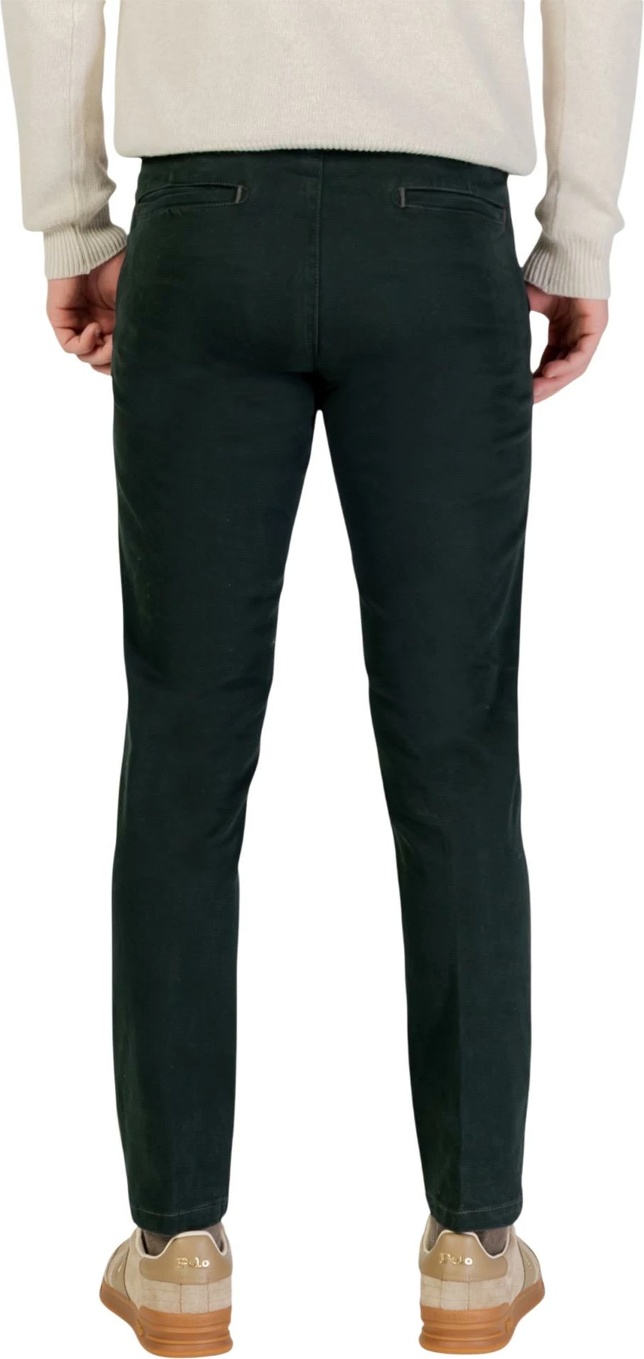 Pantallona chino për meshkuj Borghese 5WPA01 07CO126M, të gjelbra të errëta [Madhësia: XS]