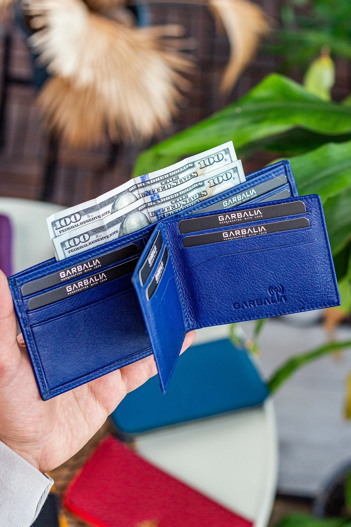 Portofol për meshkuj, ngjyrë navy blue, Zoozie Bags, Arsenal