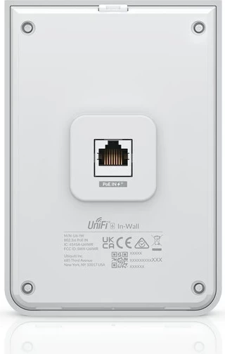 Access Point Ubiquiti Unifi 6 In-Wall, 4800 Mbit/s, Bardhë
