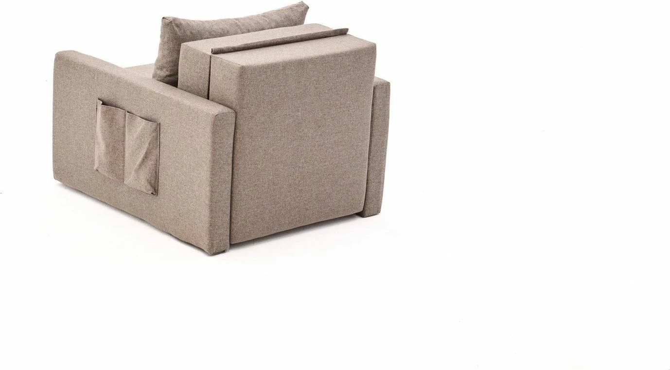 Krevat-karrige një vendi, ngjyrë kafe, Atelier del Sofa, Saros