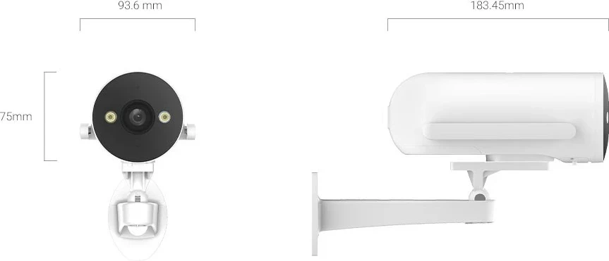 Kamerë sigurie EZVIZ H5 4G 2K, IP, për jashtë, Bardhë