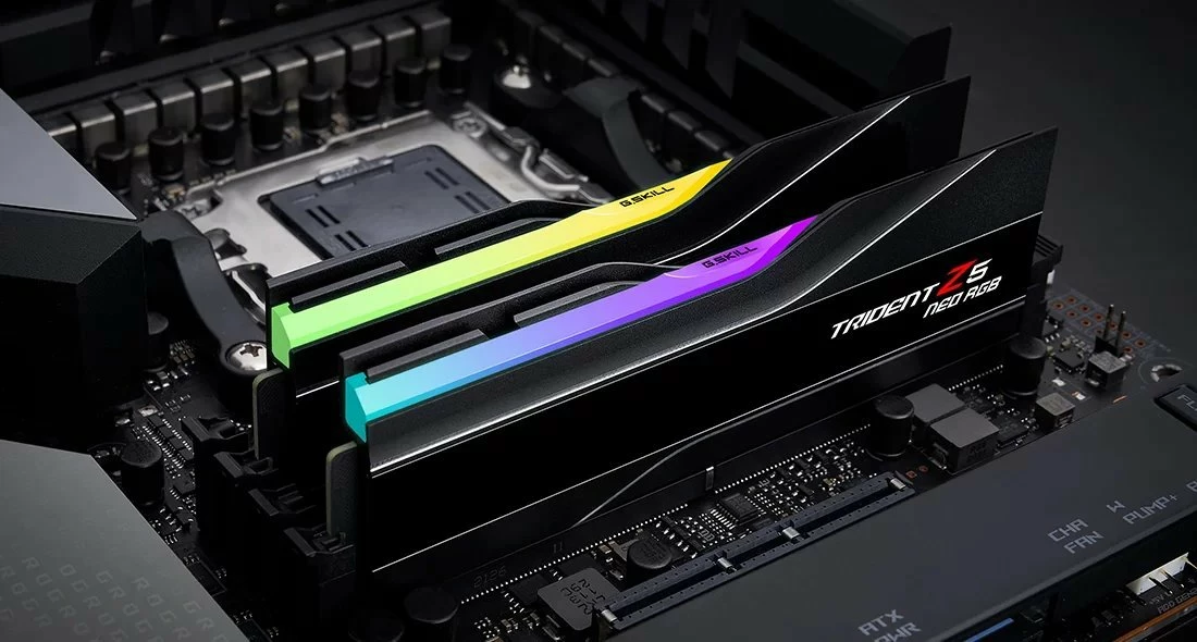 RAM Memorje G.Skill Trident Z5 Neo RGB 32GB (2x16GB) DDR5 6400MHz CL32, e zezë, set