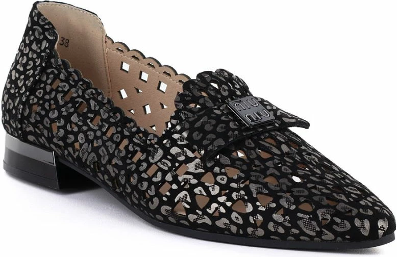 Këpucë të ulëta femra Cambell 35307, të zeza