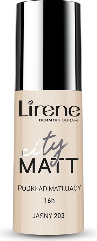 Krem pudër e lëngshme Lirene City Matt Nature 204,