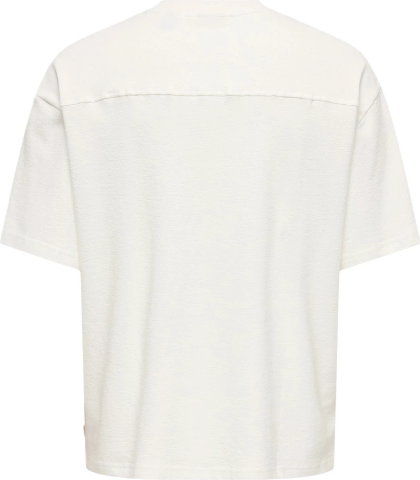 Maicë për meshkuj Only & Sons Onslenny Ovz Ss Strct Tee Noos 22036392, krem [Madhësia: L]