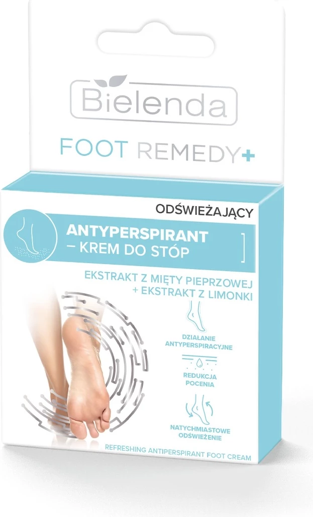 Krem për këmbë Bielenda Foot Remedy Refreshing Antiperspirant për femra 50ml