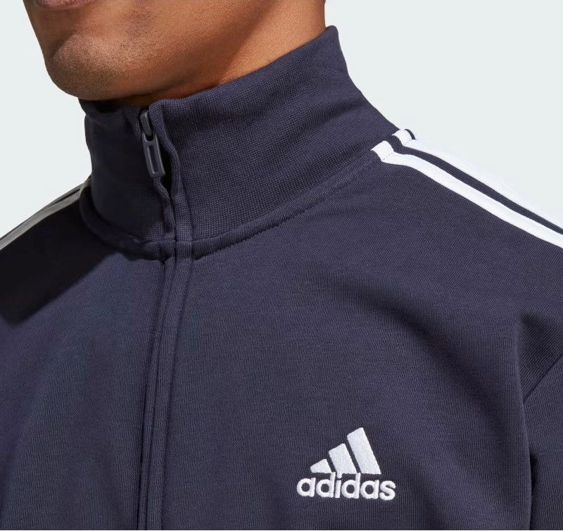 Trenerka për meshkuj Adidas 3-stripes French Terry M, blu marin [Madhësia: S]