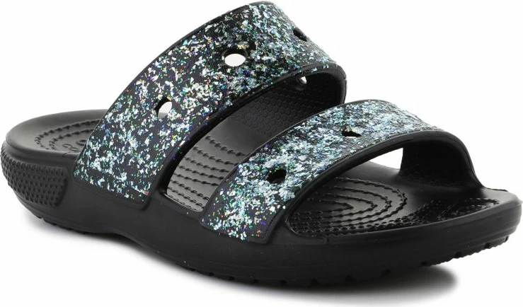 Shapka për vajza Crocs, modeli Classic Glitter, të zeza [Madhësia: 32 - 33]