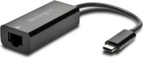 Adapter USB-C në Ethernet Kensington CA1100E, 1000 Mbit/s, i zi