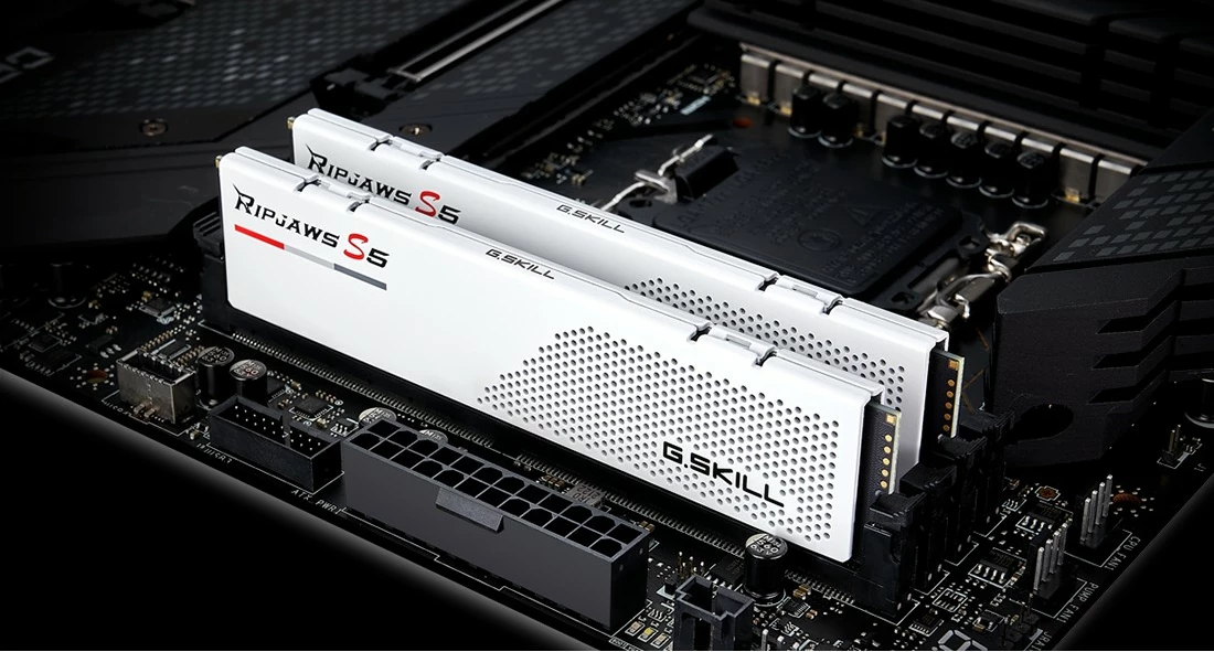 RAM Memorje G.Skill Ripjaws S5 32GB (2x16GB) DDR5 5600MHz e bardhë