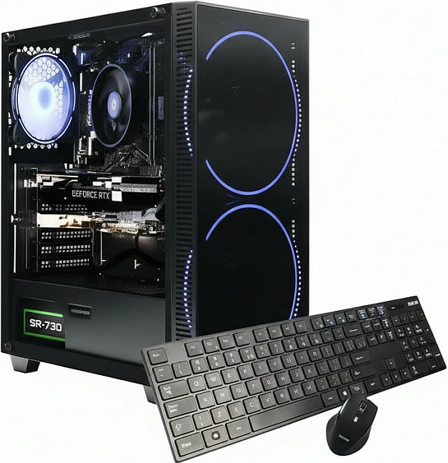 Kompjuter gaming HYRICAN GAMEMAX Black Hole 7811, Intel Core i5-14400F, 16GB DDR5, 1TB, GeForce RTX 5060 Ti 16GB, Windows 11 Home, i zi