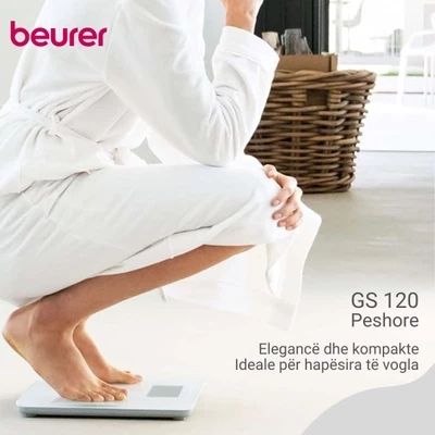 Peshore Beurer GS 120 Kompakt, 150kg, e bardhë