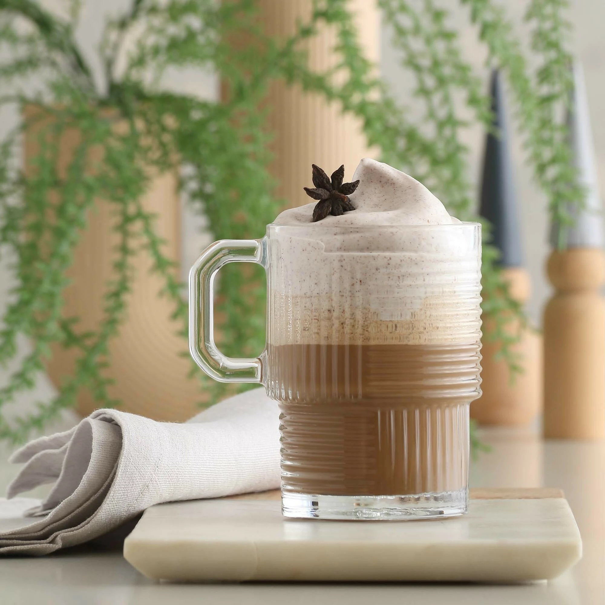 Mug qelqi LAV Istanbul 270ml tejdukshëm set 12 copë