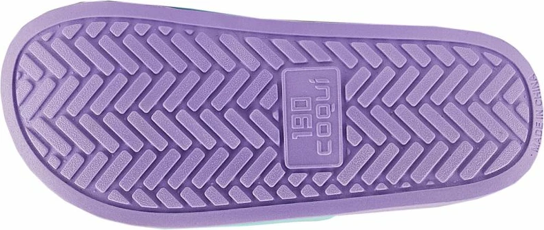 Shapka për vajza Coqui, ngjyrë vjollcë dhe jeshile