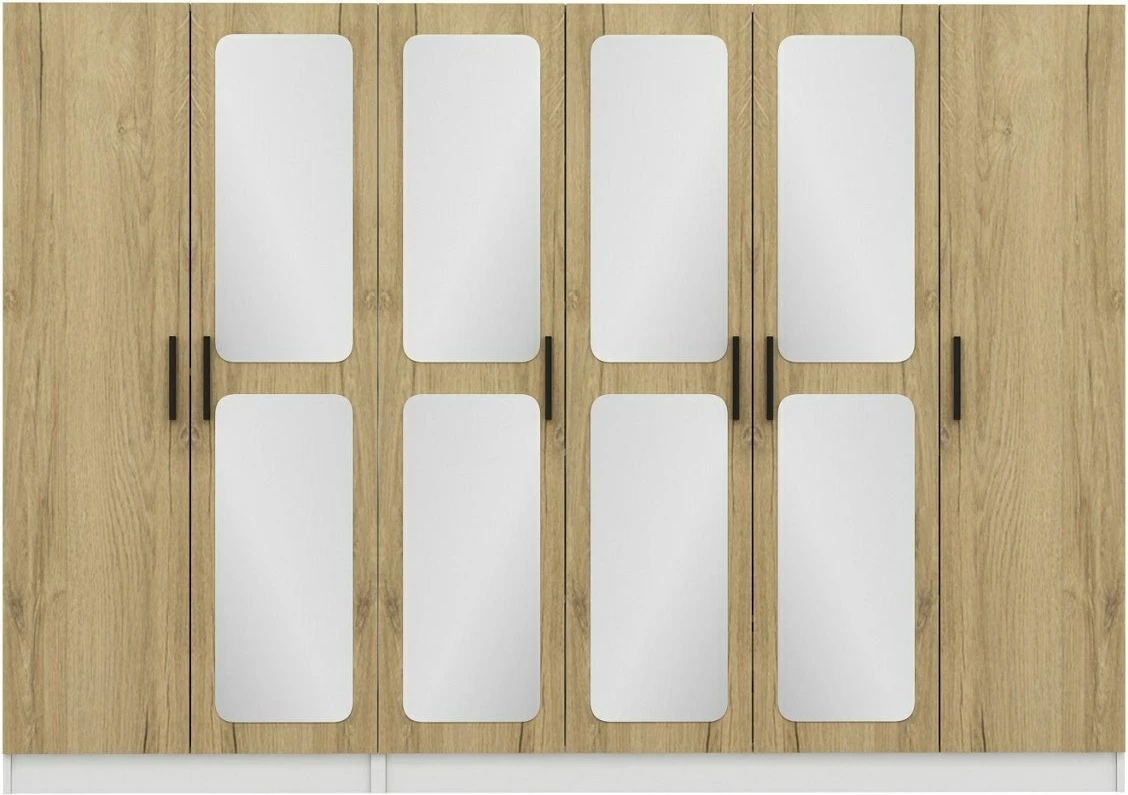 Dollap rrobash, ngjyrë arre, Skye Decor, 3872