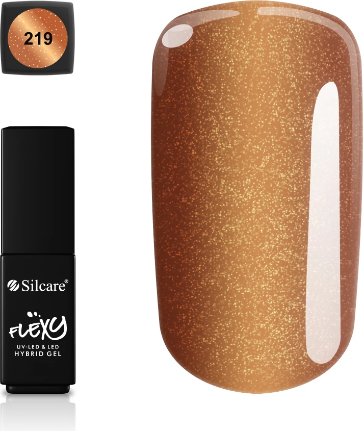 Llak për thonj për femra Silcare Flexy Hybrid Gel 219, 4.5g