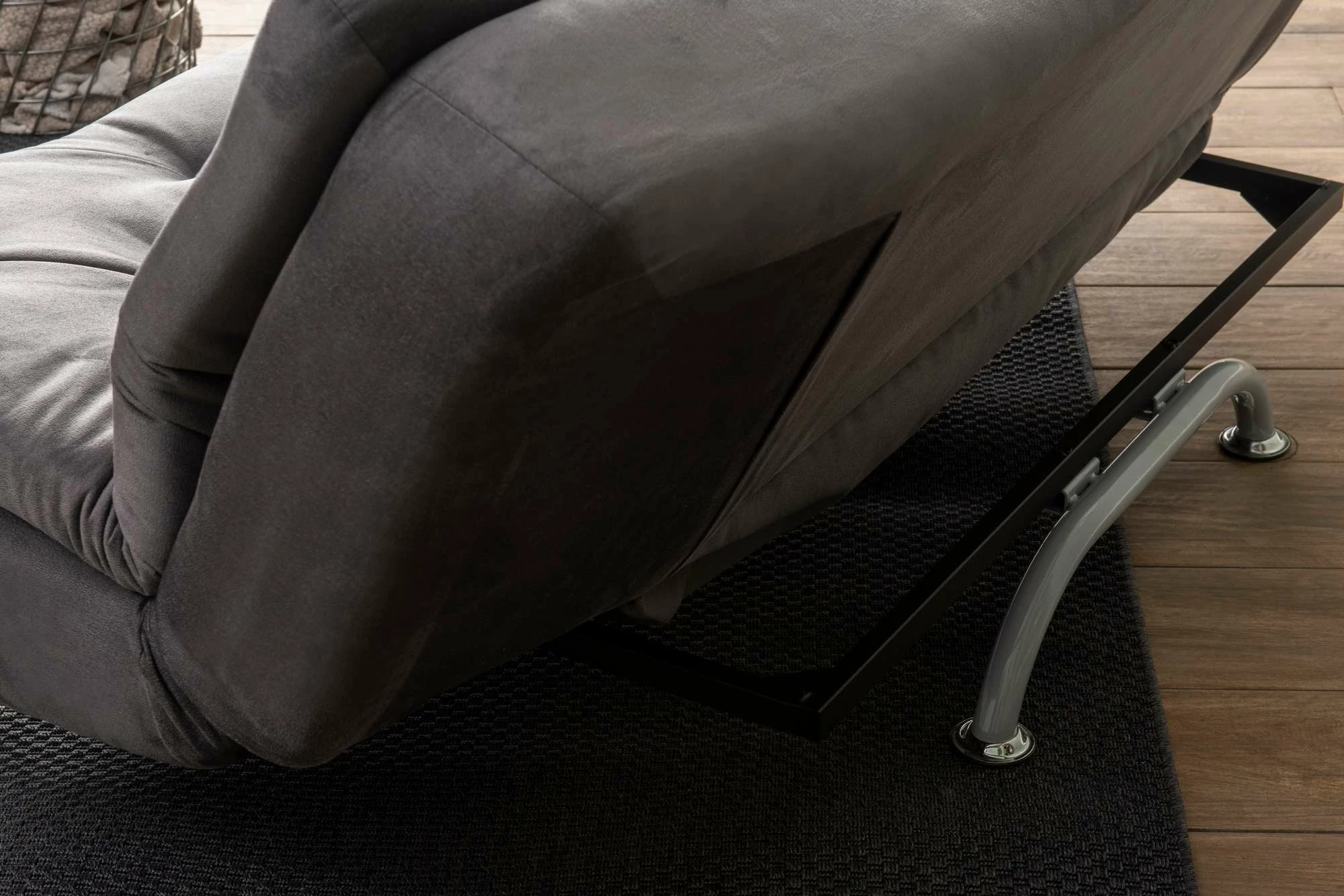 Divan-krevat treshe, Atelier del Sofa, Rivo, ngjyrë gri