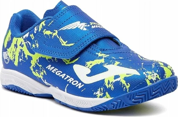 Këpucë futsalli Joma Megatron 2404 Jr IN, nr. 24, me rrip Velcro, blu