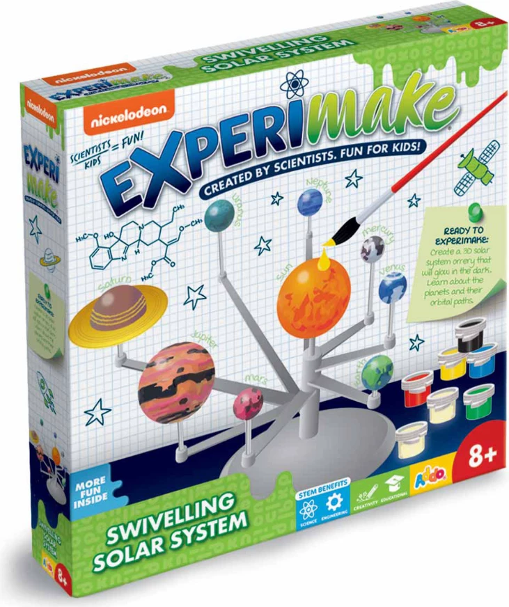 Nickelodeon Experimake Swivelling Solar System Science Kit