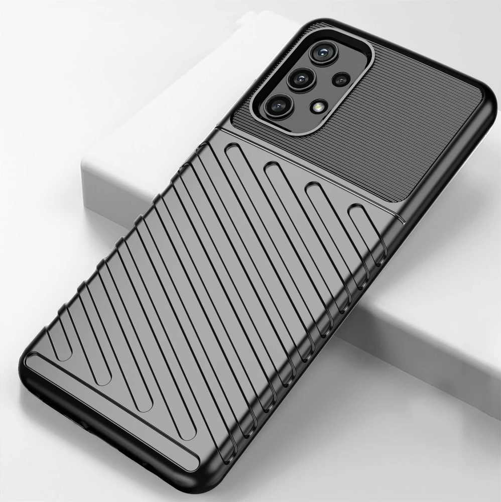 Mbështjellës Hurtel Thunder Case për Samsung Galaxy A32 5G, TPU, Kaltër