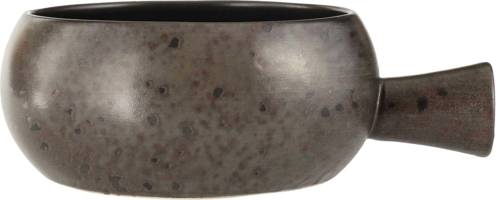 Tas me dorezë Porland Ironstone 600ml 140mm, i zi, set 6 copë