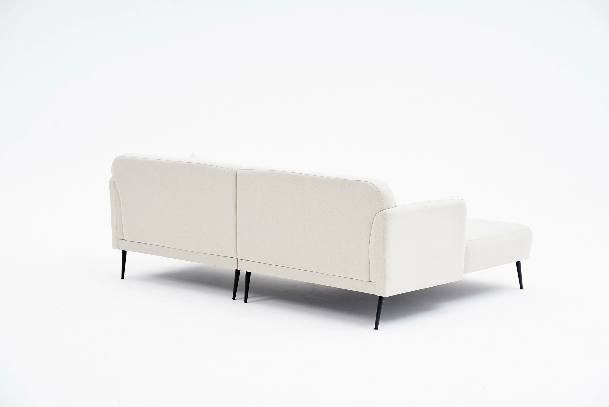 Kënd-sofë Atelier del Sofa Revos, anë e majtë, krem