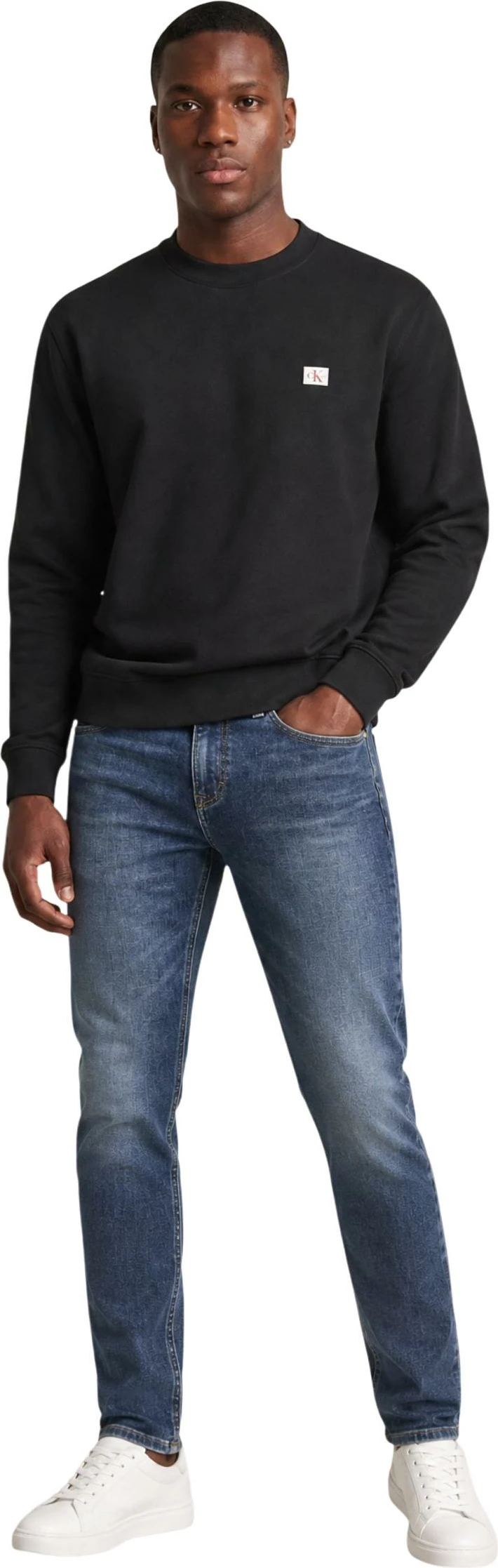 Duks për meshkuj Calvin Klein Jeans LV04RG268G, i zi [Madhësia: M]