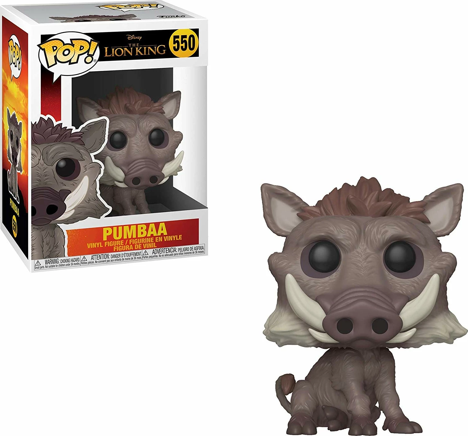 Figurë koleksionuese Funko POP Funko Disney The Lion King (Live Action) Pumbaa, vinil