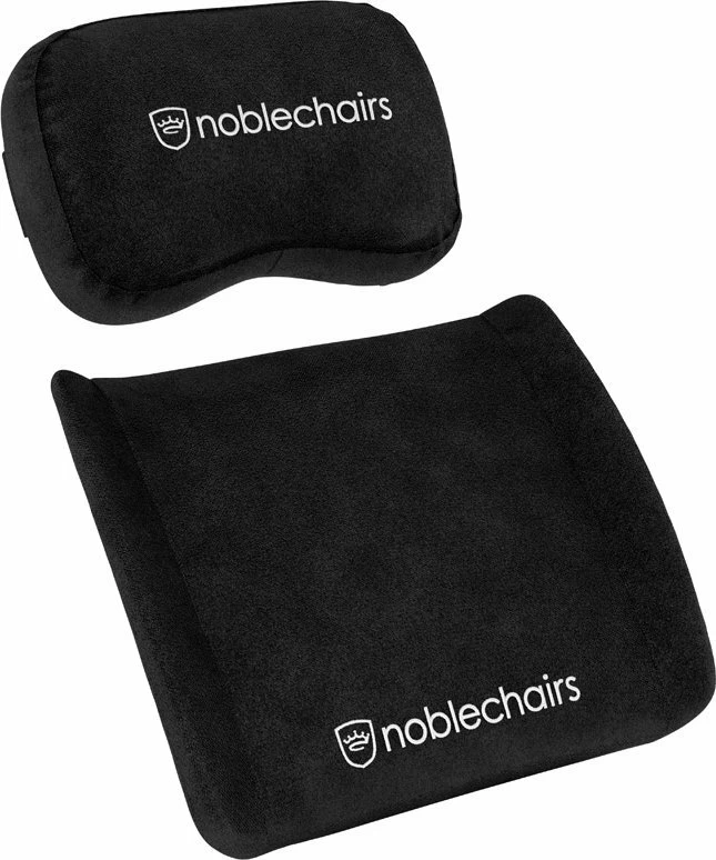 Set jastëkësh memory foam Noblechairs GAGC-168 40 x 32 cm, zi, set 2 copë