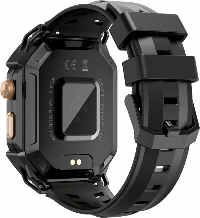 Smartwatch për meshkuj Rubicon, e zezë
