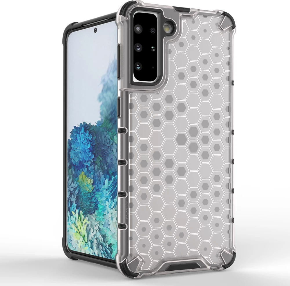 Mbështjellës Hurtel Honeycomb për Samsung Galaxy S22, transparent