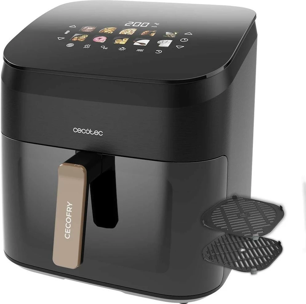 Fryer pa yndyrë Cecotec Cecofry&Grill Smokin' 8500, 8.5L, 2200W, e zezë