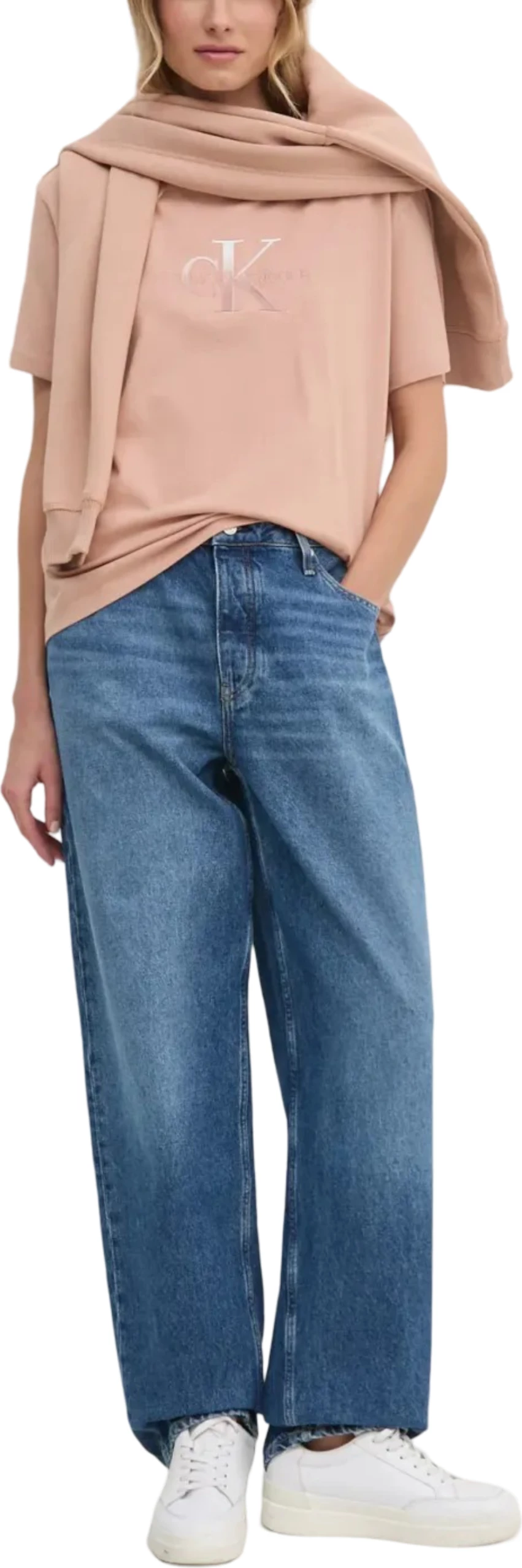 Pantallona xhinse për femra Calvin Klein Jeans 90'S LOOSE J20J225069, denim i errët [Madhësia: W25]