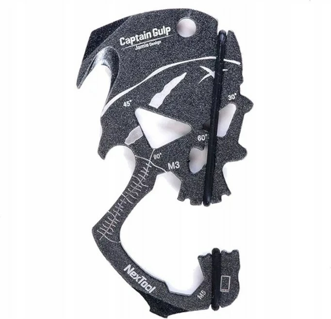 Multitool NEXTOOL Captain Gulp NE0093, 10-në-1, i zi